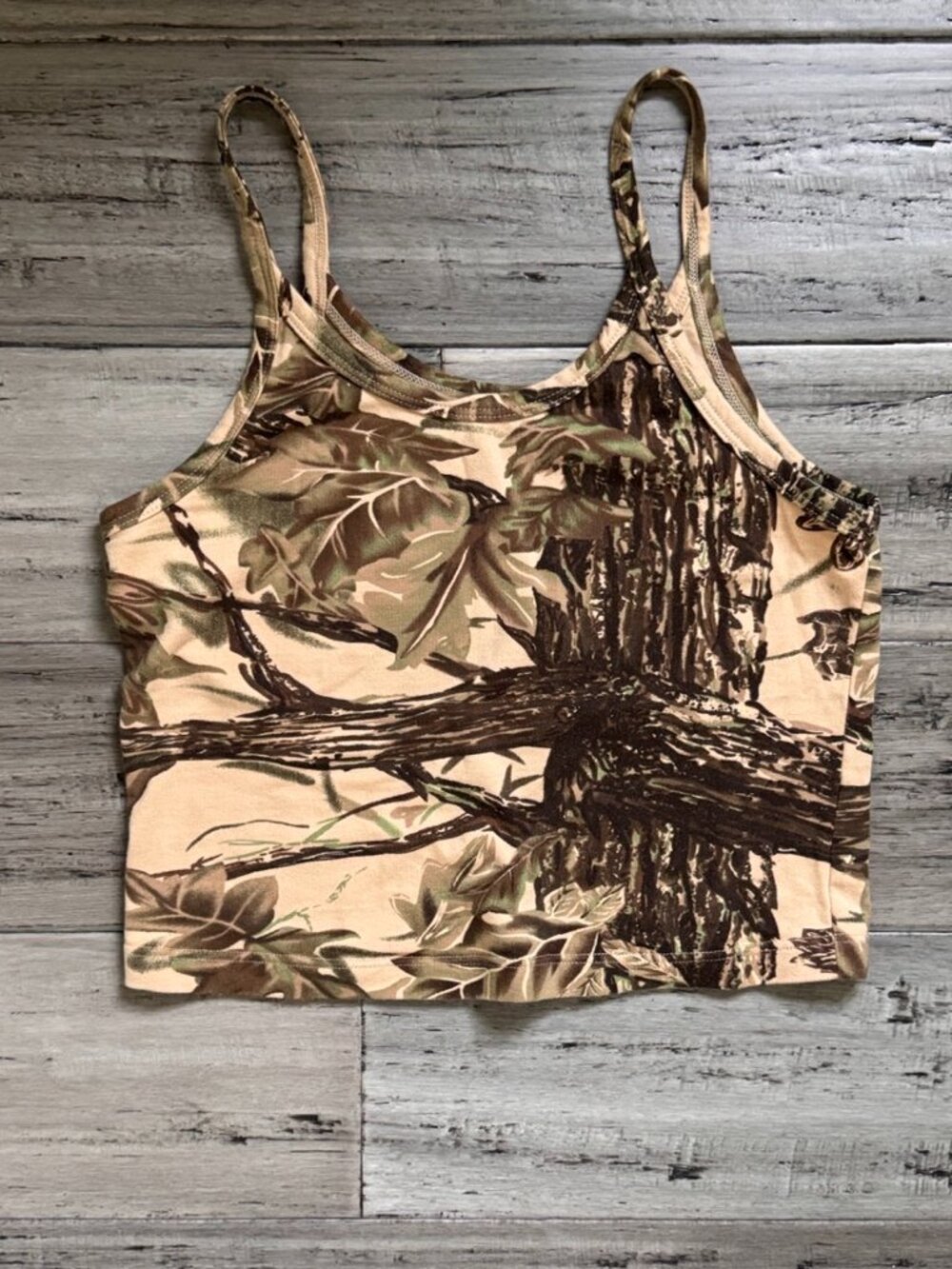 ARQ Crop Tank Camo Size Small